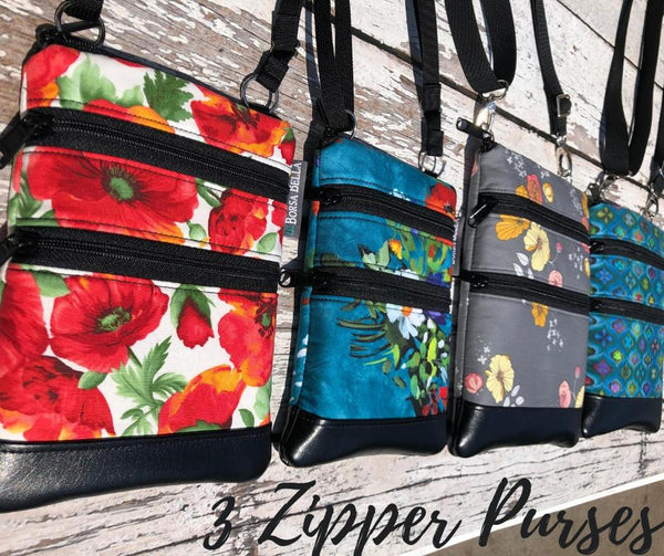 3 Zippered Bags and Tablet Bags
