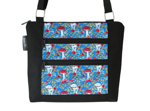 New Design - The Ariel - Mushroom Fabric with Black Sides and Back