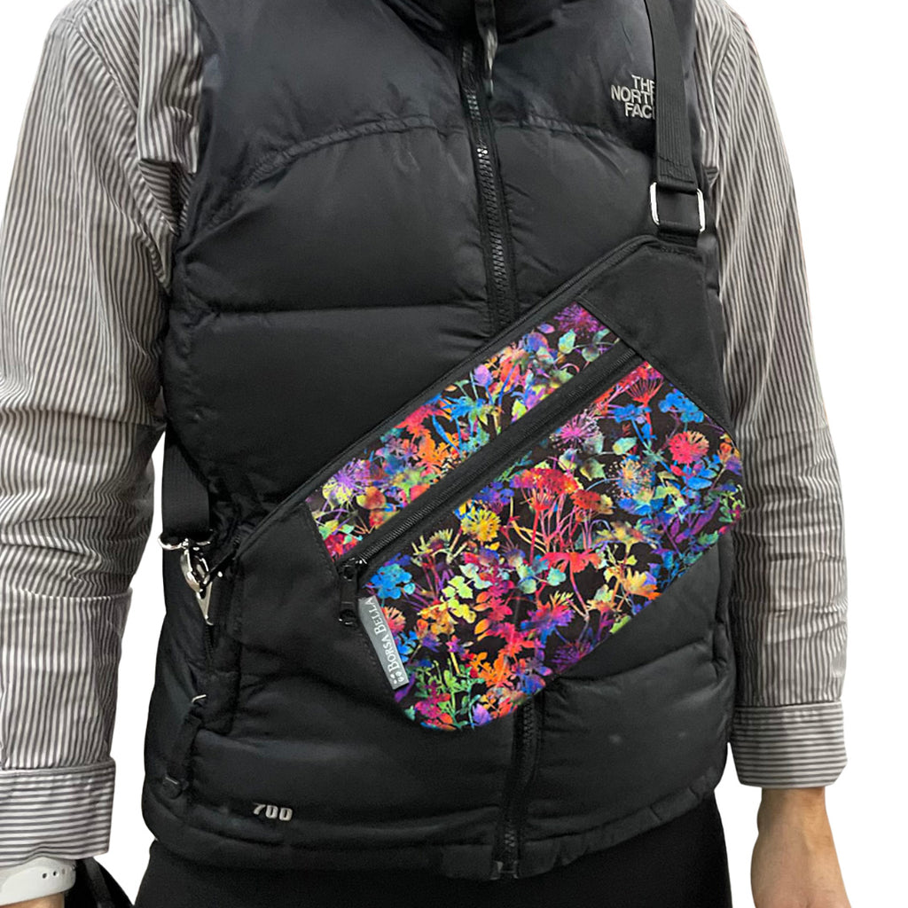Fanny Pack or Crossbody Bag - Urban Jungle Fabric