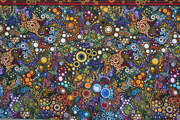 MEDIUM Catch All Zippered Pouch - A1 - Happy Fabric