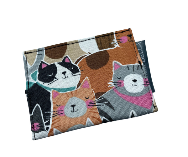 Card Holder RFID Protected - Cattitude Fabric