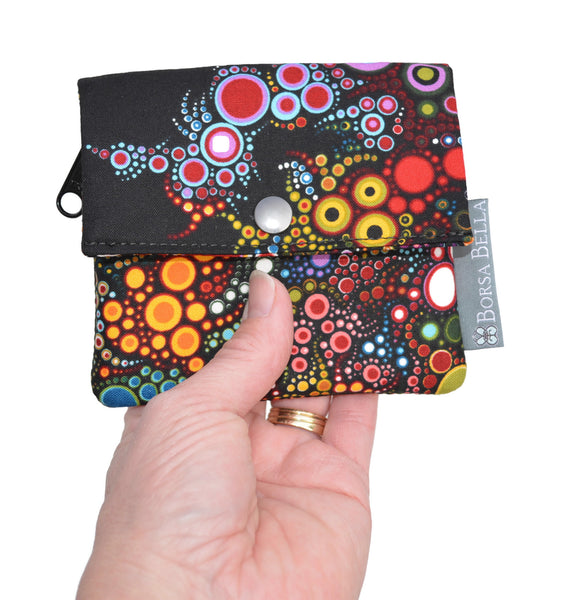 Small Slim Wallet - Light Weight - Added RFID Fabric - Amrin Fabric