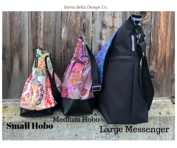 Hobo Purse Cross Body - Shoulder Bag - Cattitude Fabric