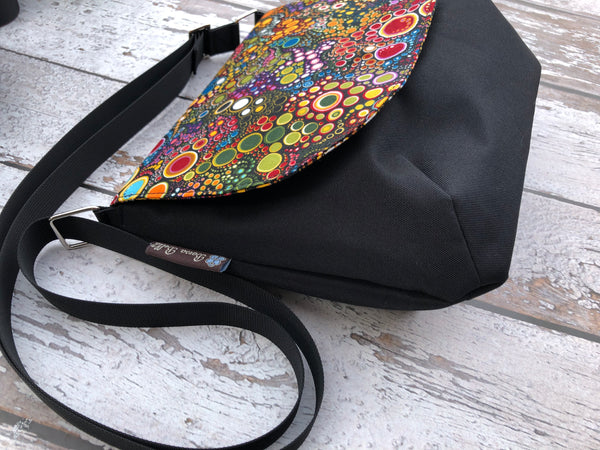 Itsy Bitsy/Bigger Bitsy Messenger Purse - Happy Fabric