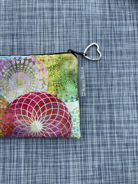 Catch All Zippered Pouch - Halcyon Fabric