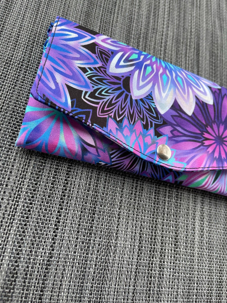Slim Large Wallet - Light Weight - Dazzle Fabric
