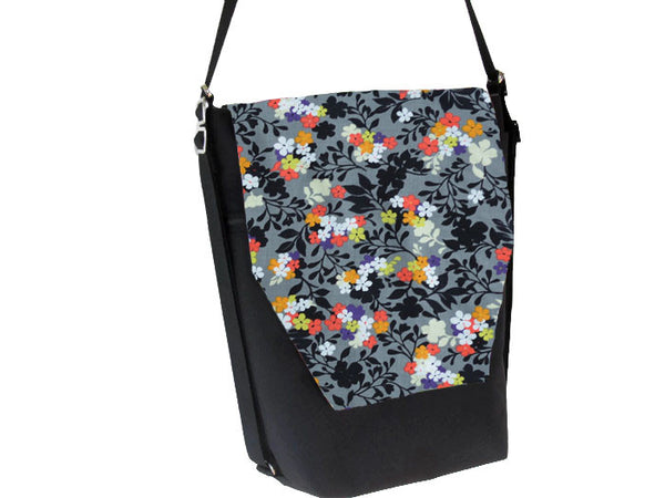 Convertible Backpack Bag - Urban Garden Fabric