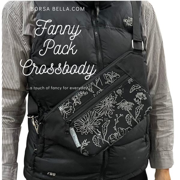 Fanny Pack or Crossbody Bag - FernTastic Fabric