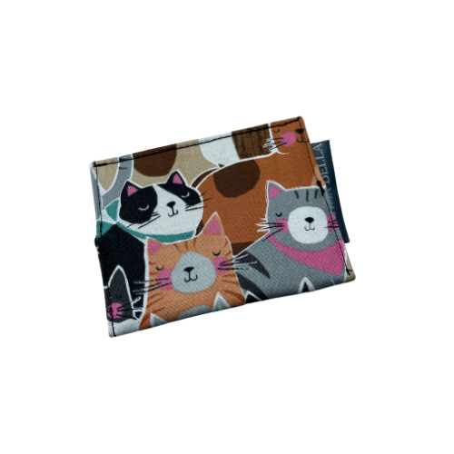 Card Holder RFID Protected - Cattitude Fabric